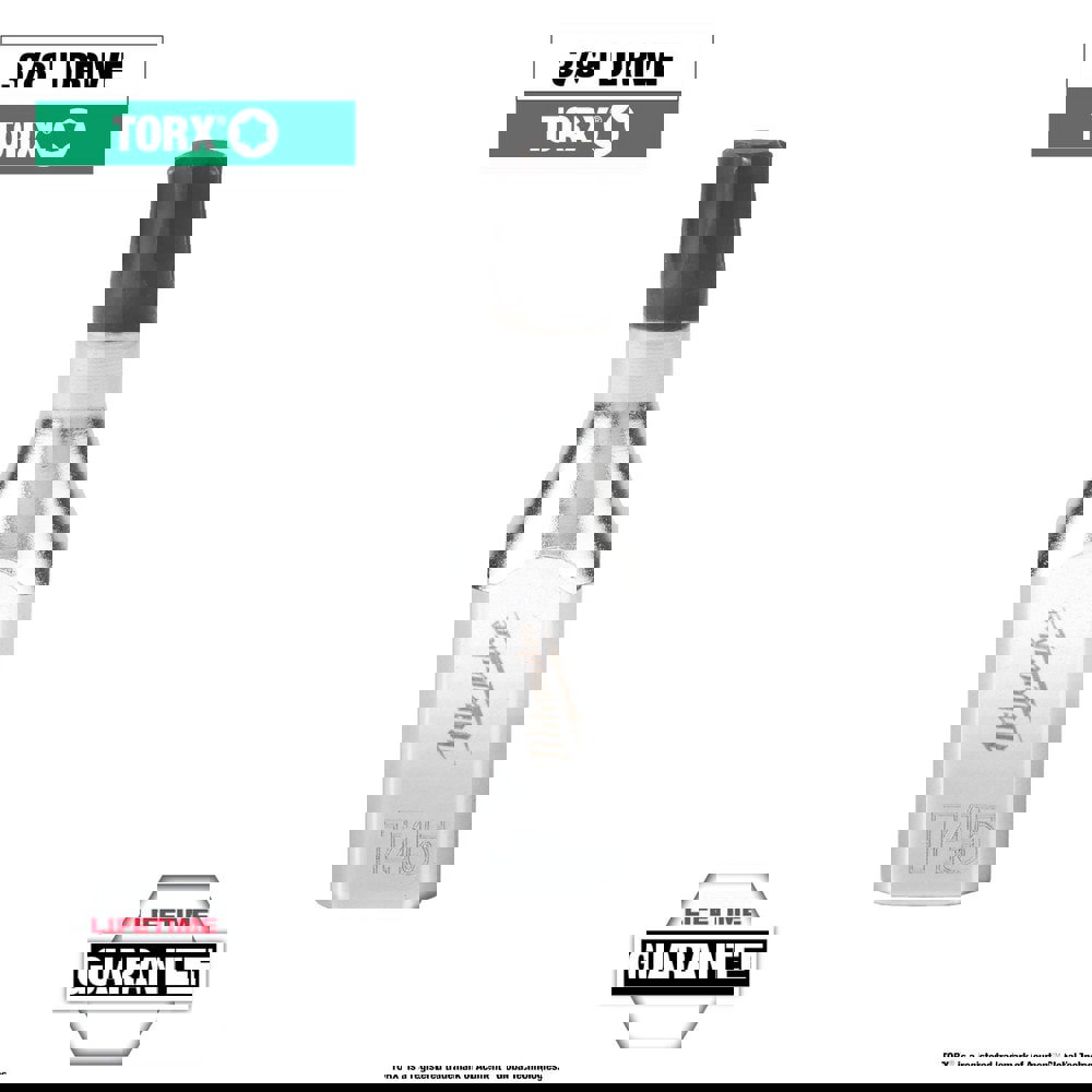 Hand Hex & Torx Bit Sockets; Socket Type: Torx Bit ; Drive Size (Fractional Inch): 3/8 ; Torx Size: T45 ; Bit Length (mm): 14.29 ; Bit Length (Inch): 9/16 ; Bit Length (Decimal Inch): 0.5625